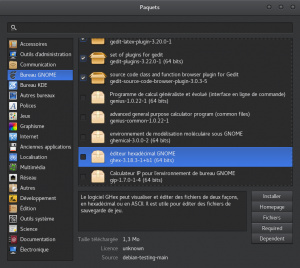 GNOME Paquets